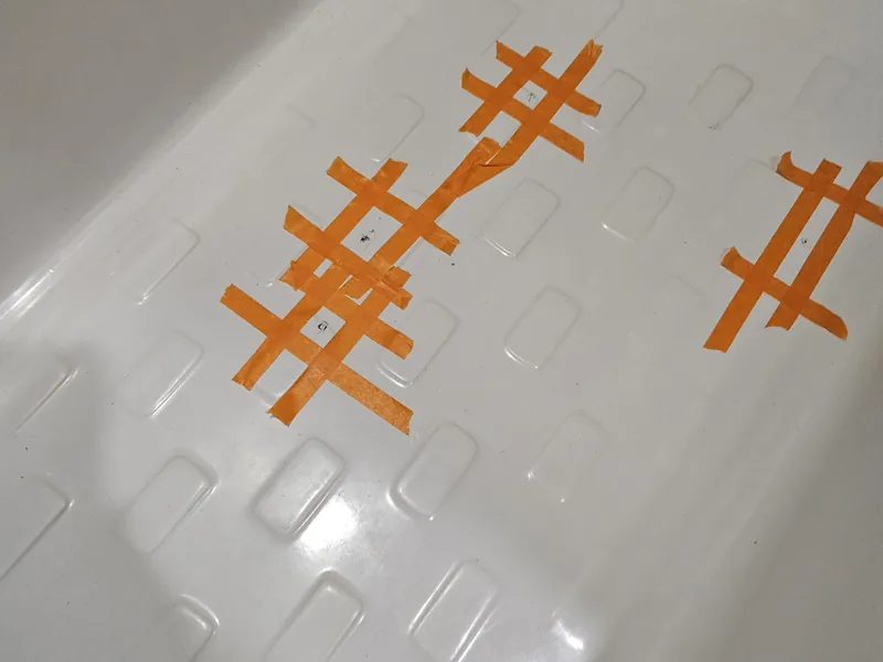 테두리 찍힘 여러 곳 - 전체 위치 표시 테두리 찍힘 여러 곳 - 전체 위치 표시